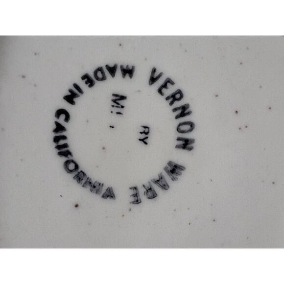 Metlox Gravy Boat Bowl Server Vernon Ware Vineyard Stoneware Pottery Vintage USA - Picture 6 of 9